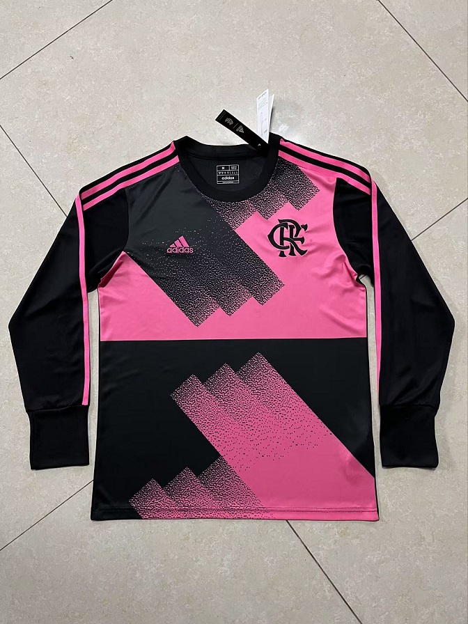 AAA Quality Flamengo 23/24 GK Pink Remark Soccer Jersey